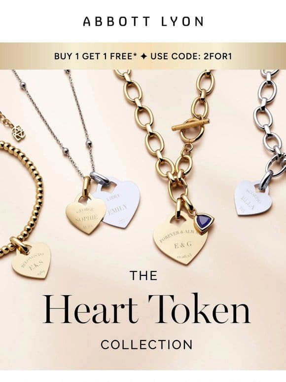 JUST LANDED! The Heart Token Collection