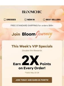 Join BloomJourney: Get Double Rewards