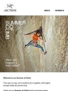 Join us for our Summer of Climb