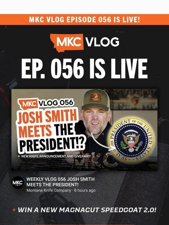 Josh Meets The President! + Vlog: 056 is LIVE!