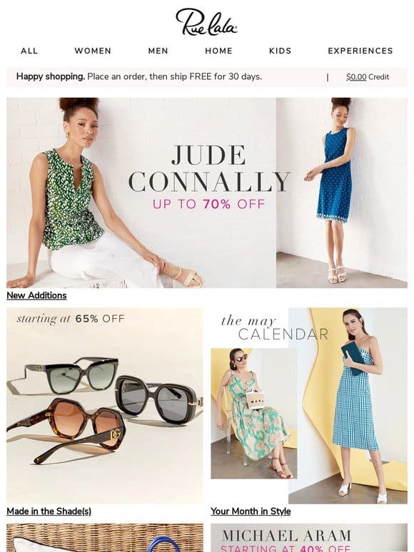 Jude Connally ? Up to 70% Off ? New Additions
