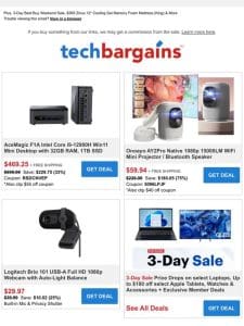 Just $60 for 1080p Mini Projector | 10% off Lenovo Legion Go Gaming Handheld | Logitech Brio 1080p Webcam Under $30