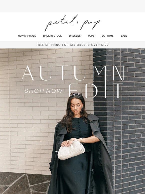 Just Landed: The Autumn Edit