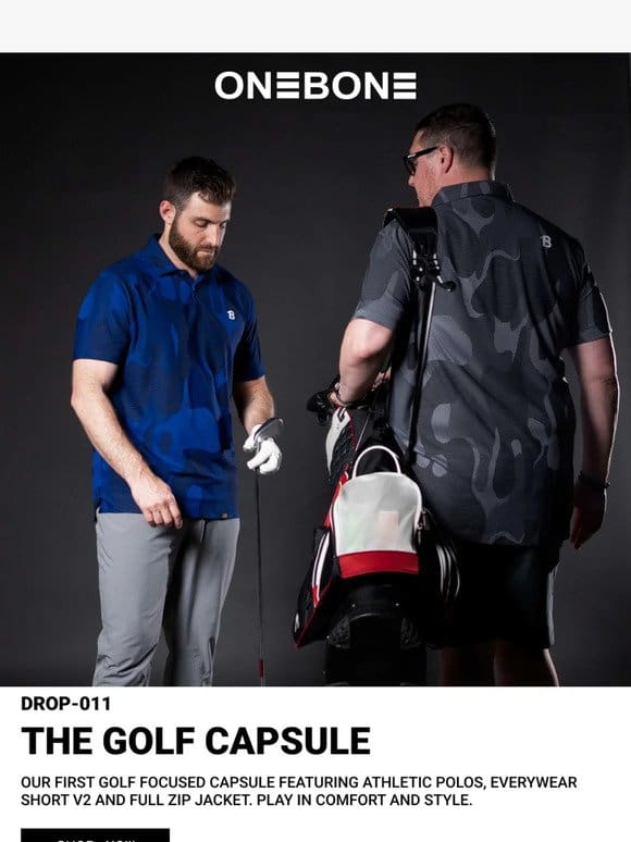 Just dropped: Our first ever golf capsule