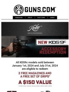 Kimber KDS9c Accessory Redemption