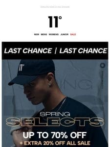 LAST CHANCE | Extra 20% Off