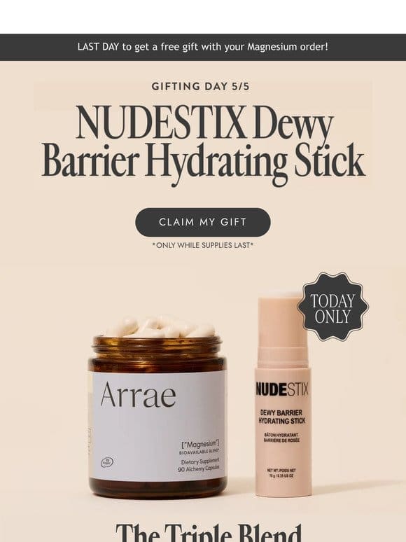 LAST CHANCE: Get Gifted with NUDESTIX!