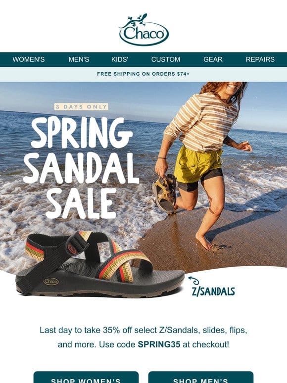 LAST CHANCE! Spring Sandal Sale ??