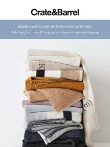 LAST CHANCE to get gifts in time for Mother’s Day