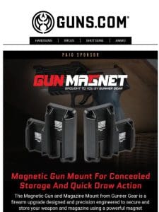 LIMITED QUANTITIES! ? Get 75% OFF Magnetic Gun & Mag Mount