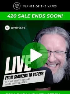? LIVE Sesh with Jerry: Why Switch to Vaping
