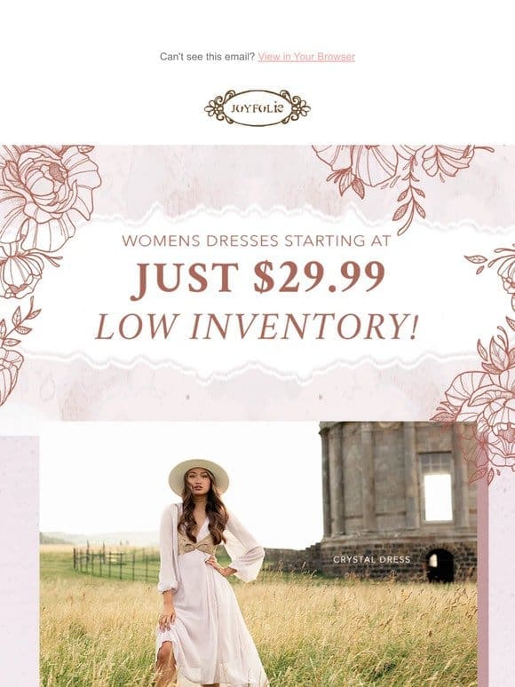 LOW INVENTORY ??$29.99 Women’s Dresses