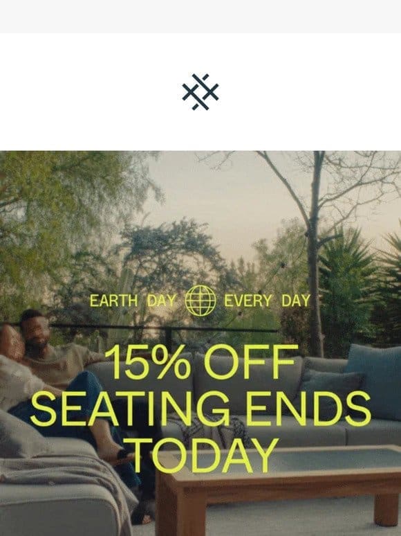 Last Chance: 15% Off Seating Ends Today!