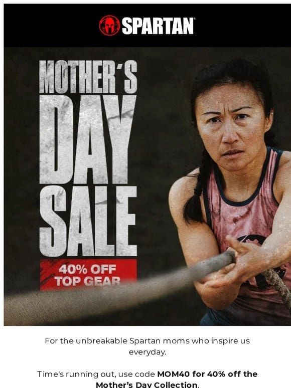 Last Chance: 40% Off Mother’s Day Collection