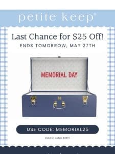 Last Chance for $25 Off! ⏰