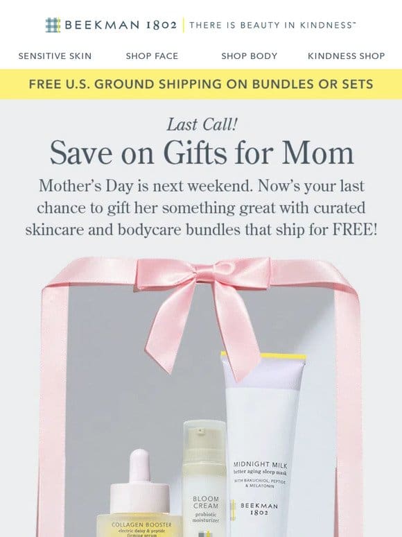 Last Chance for Mother’s Day Gifts!