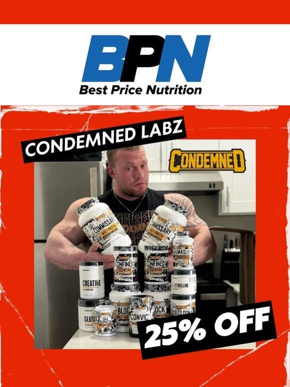 Last Day to Save 25% OFF Supplements