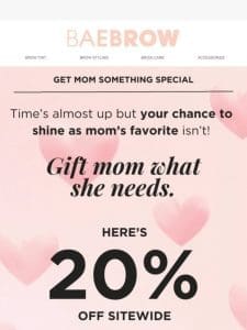 Last chance to become mom’s fave this year