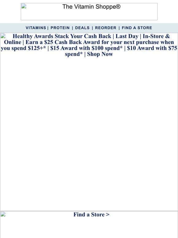 Last day to earn up to $25 Cash Back Awards!