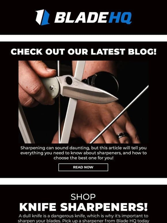 Learn all about knife sharpeners today!