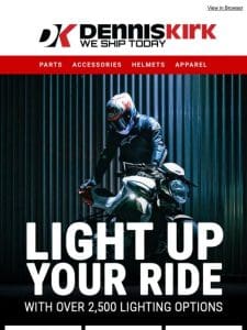 Light up the Road with new lighting for Your Sport Bike!