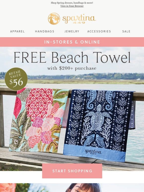Limited Time: FREE Beach Towel Gift With Purchase!