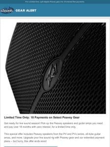 Limited Time Only: Extended Payment Plans on Peavey