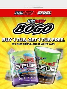 Limited time! ⏳ Get 2 tubs for the price of 1