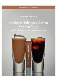 Lip Butter Balm Iced Coffee Is Coming Back
