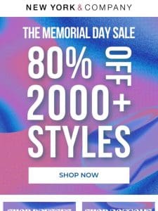 Long Weekend Vibes ️  80% OFF 2000+ STYLES!!