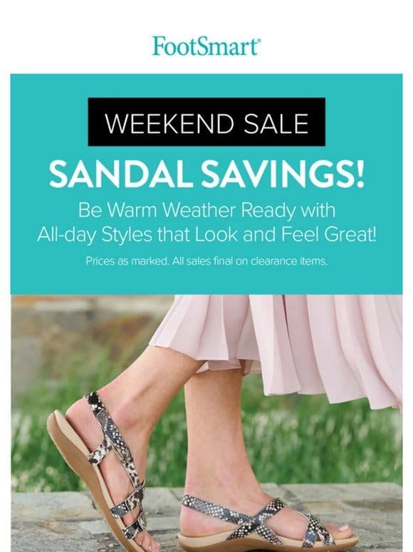 Look & Feel Great for Less!   Shop Weekend Sale