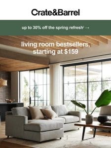 Love-them-forever living room finds starting at $159