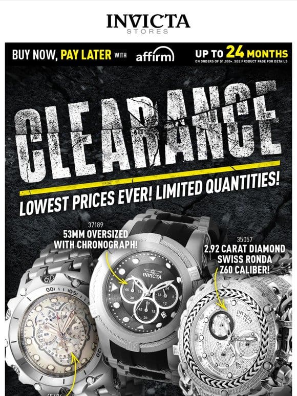 Lowest Prices EVER Watches on CLEARANCE❗️