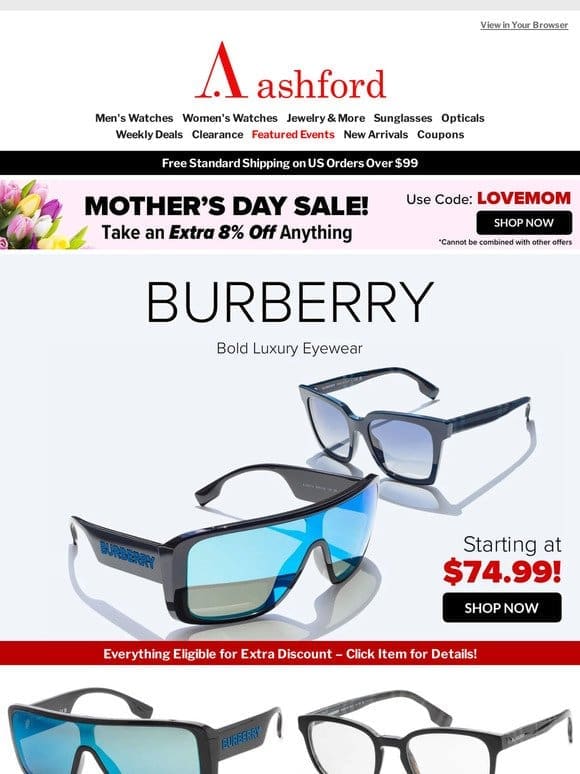 Luxe for Less: Burberry Starting at $74.99!