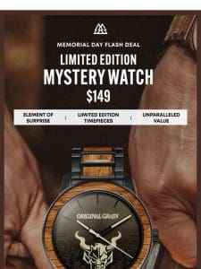 MYSTERY WATCH COLLAB – $149