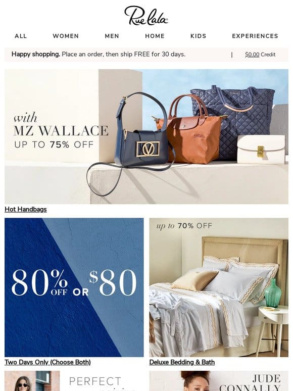 MZ Wallace & More  s Up to 75% Off