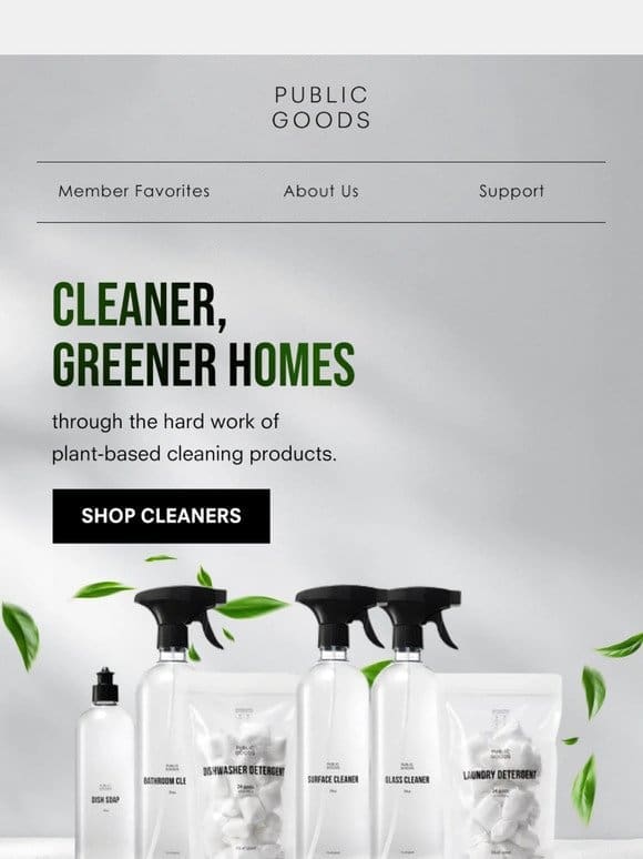 Make better cleaning choices for your home!