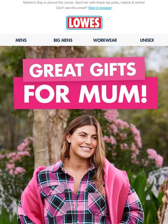 Make her day   WIN a $200 gift card FOR MUM!
