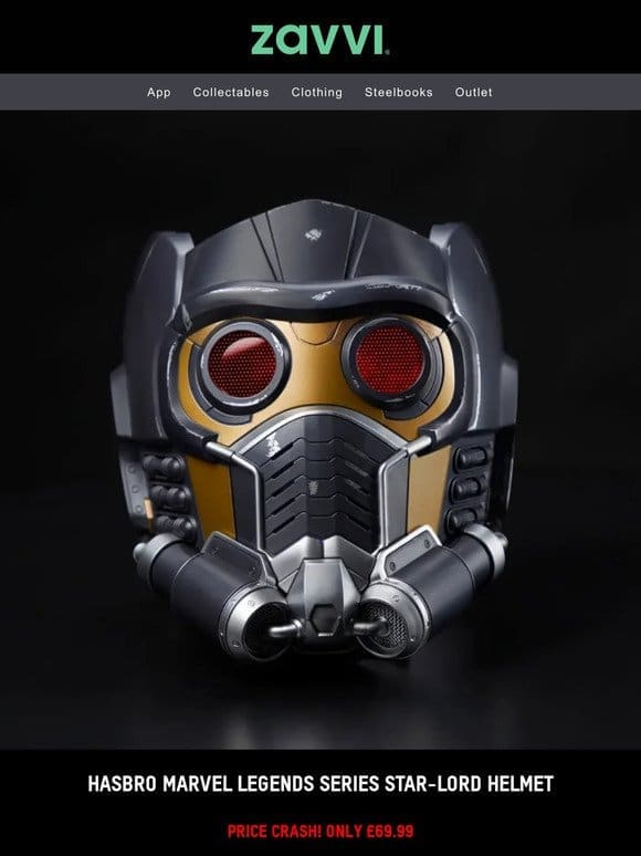 Massive Price Drop! Hasbro Star-Lord Helmet [Limited Stock Available]