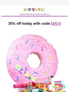 May the 4th Sale – 30% off