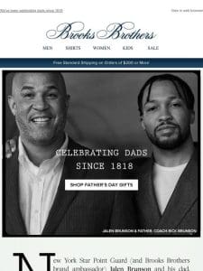 Meet NYC star point guard Jalen Brunson & his dad: Father’s Day by Brooks Brothers