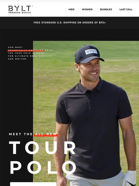 Meet the All-New Tour Polo