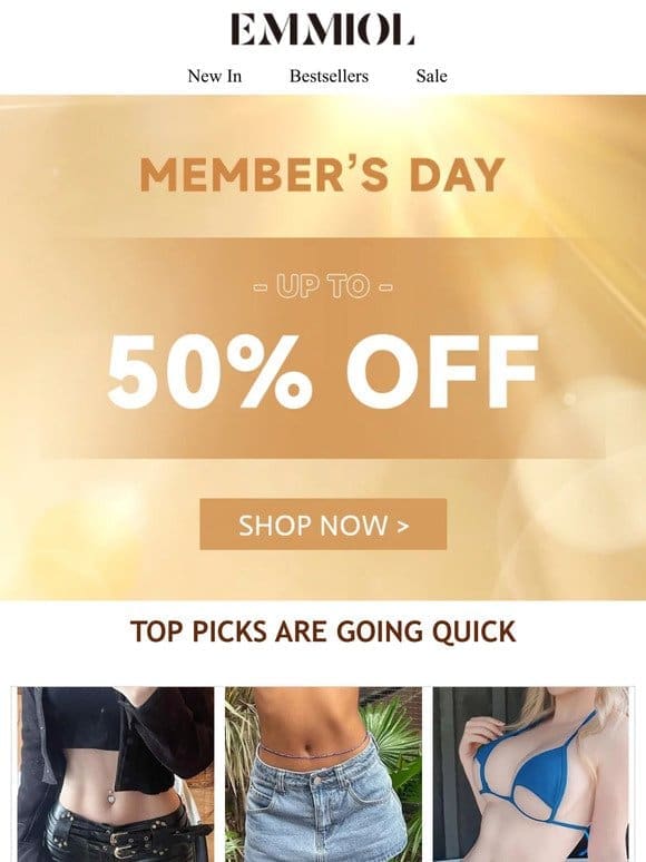 Member’s Day:Stuck with what to wear?Come to save!