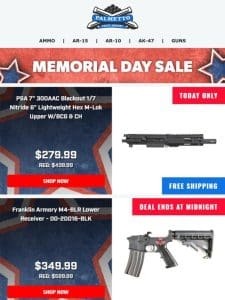 Memorial Day Deals Are Ending Tonight! Grab These Deals Before It’s Too Late!