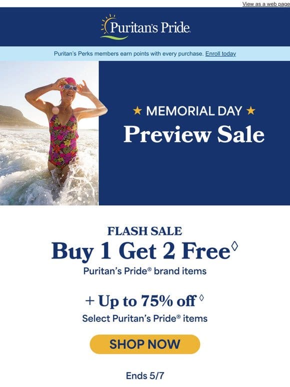 Memorial Day Sale – Exclusive PREVIEW