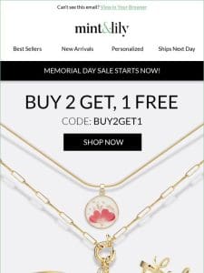 Memorial Day Sale = FREE Gift