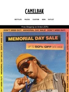 Memorial Day Sale! Up to 50% Off Gear