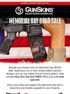 Memorial Day Sale is here! Including BOGOs and More!