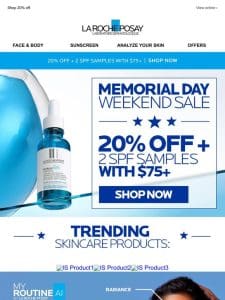 Memorial Day Weekend Sale is here!