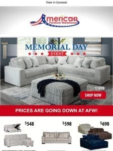 Memorial Day deals like you’ve never seen before! Happening NOW